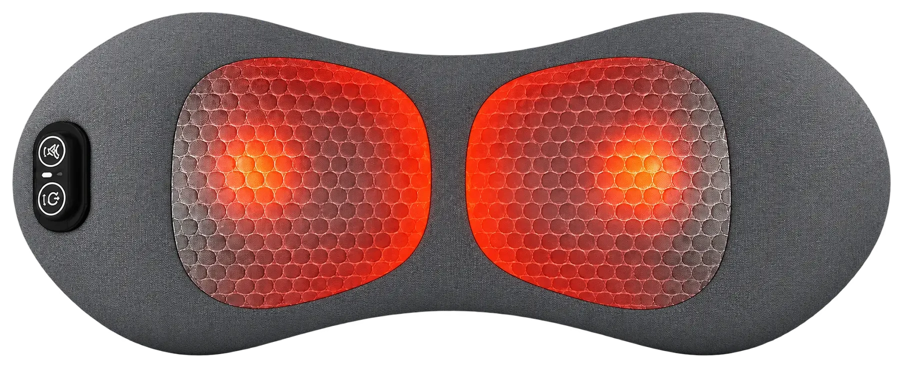 Orevive SpineEase infrared heat function glowing red during a session